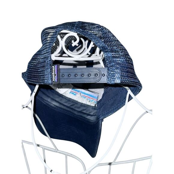 VERY NICE Patagonia Hat Cap Mens Snapback Black Hiking Camping Trail Trek Fishin - Picture 2 of 6